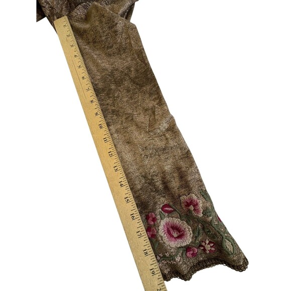 Johnny Was Biya XS JWLA Workshop Claudette Metallic Sweater Hooded Jacket $458 - Picture 14 of 16